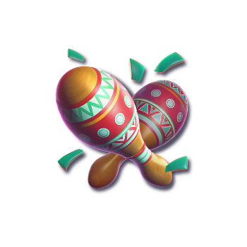 Pinata Wins símbolo maracas mexicanas